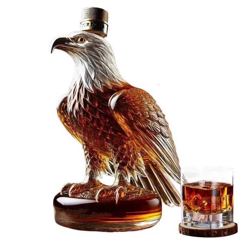 Liquor Decanter Dad Husband Whiskey Decanter Bottle Exquisite Liquor Bottle Fun He Decoration for Holidays Y251024