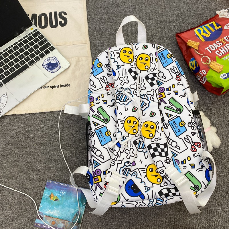 INS Style Cute for Girls High Middle Large Capacity Trendy Backpack Elementary Students Simple Fresh School Bag