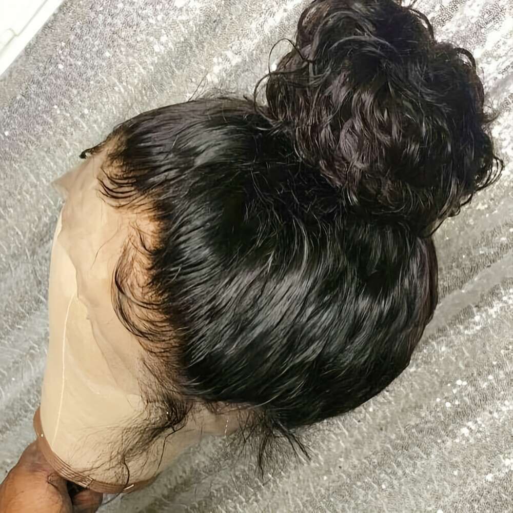 Luxurious 26" Water Wave Black Women - Natural-Looking, Pre-Plucked Hairline, Heat-Resistant Fiber, Glueless with Secure Adjustable Cap, Ideal fo