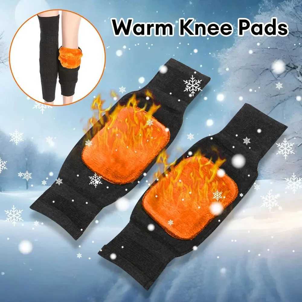Cashmere Wool Knee Brace Pads Winter Thermal Knee Warmers Thicken Lengthen Elastic Knees Sleeves Support Protector for ArthritisW251024