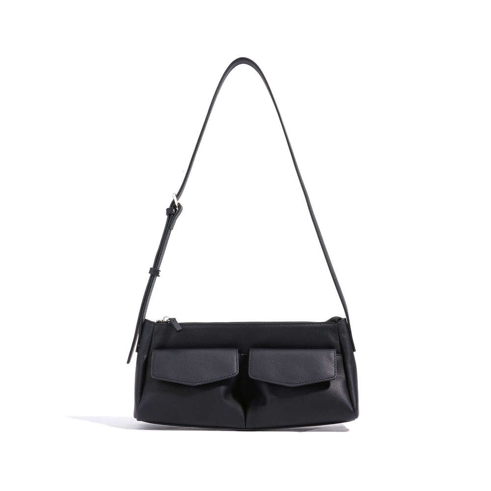 Luxury bag New Niche Shoulder High end First Layer Genuine Leather Small Fashion Versatile Casual Commuter Crossbody Bag