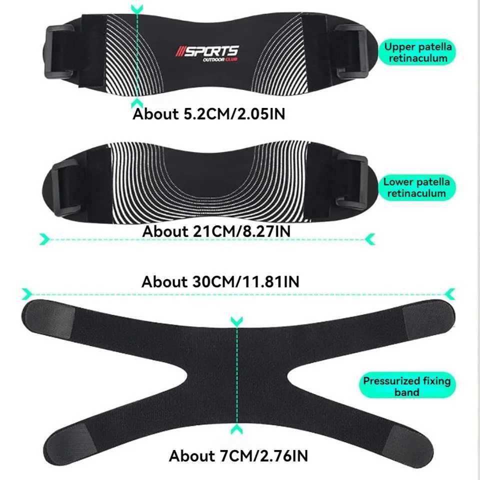 1Pcs Patella Knee Brace Adjustable Orthopedic Compression Patellar Tendon Support Strap Pro Meniscus Tear Patella Pads Men WomenW251024