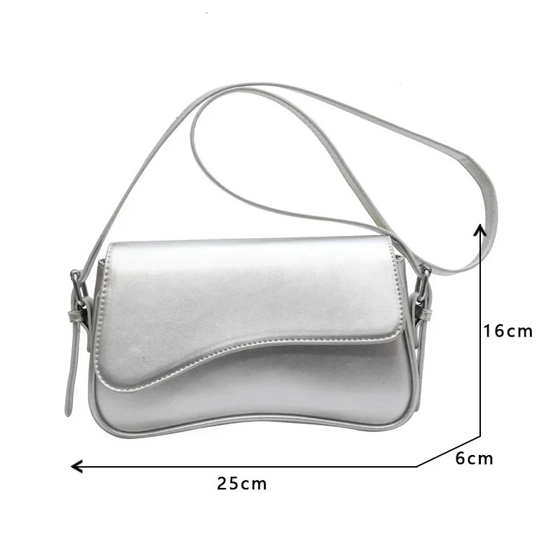 Vintage Leather Crossbody Bags for Women 2024 er Female Small Flap Shoulder Underarm Bag Armpit Handbags and Purses 251023ww
