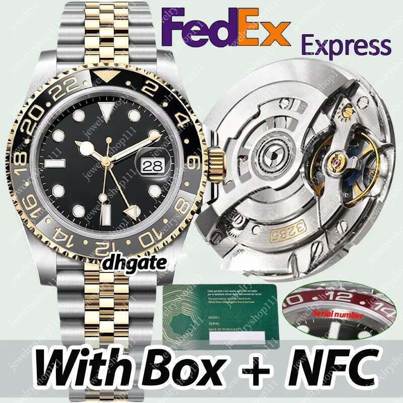 Designer Watches for Men montre High Quality super CLean Factory Mens Watch Automatic Mechanical 3186/3285 movement NFC card Sapphire glass Ceramic bezel