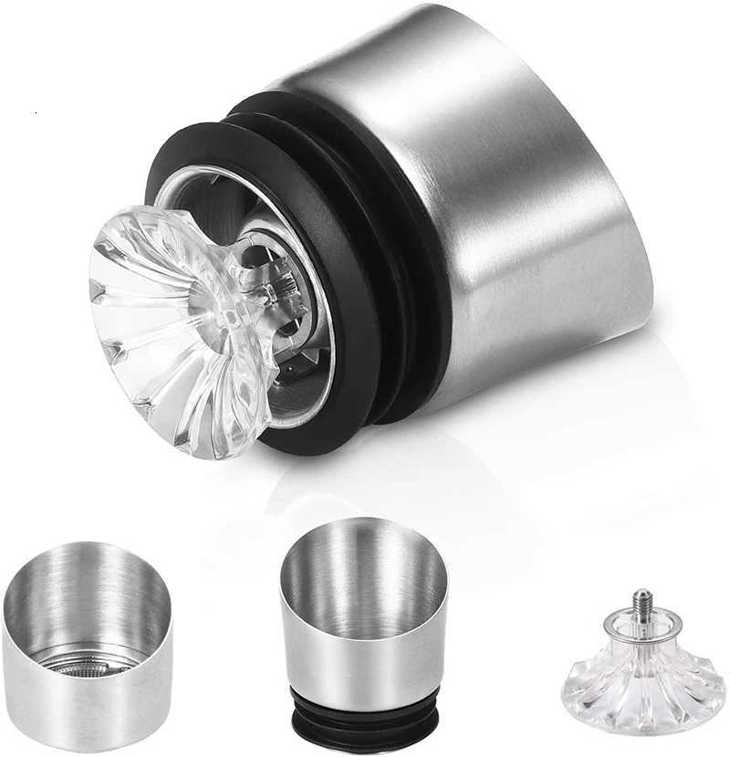 Wine Decanter with Aerator Pourer Lid 2 in 1100 Hand Blown Lead Crystal Red Wine Carafe Y251024