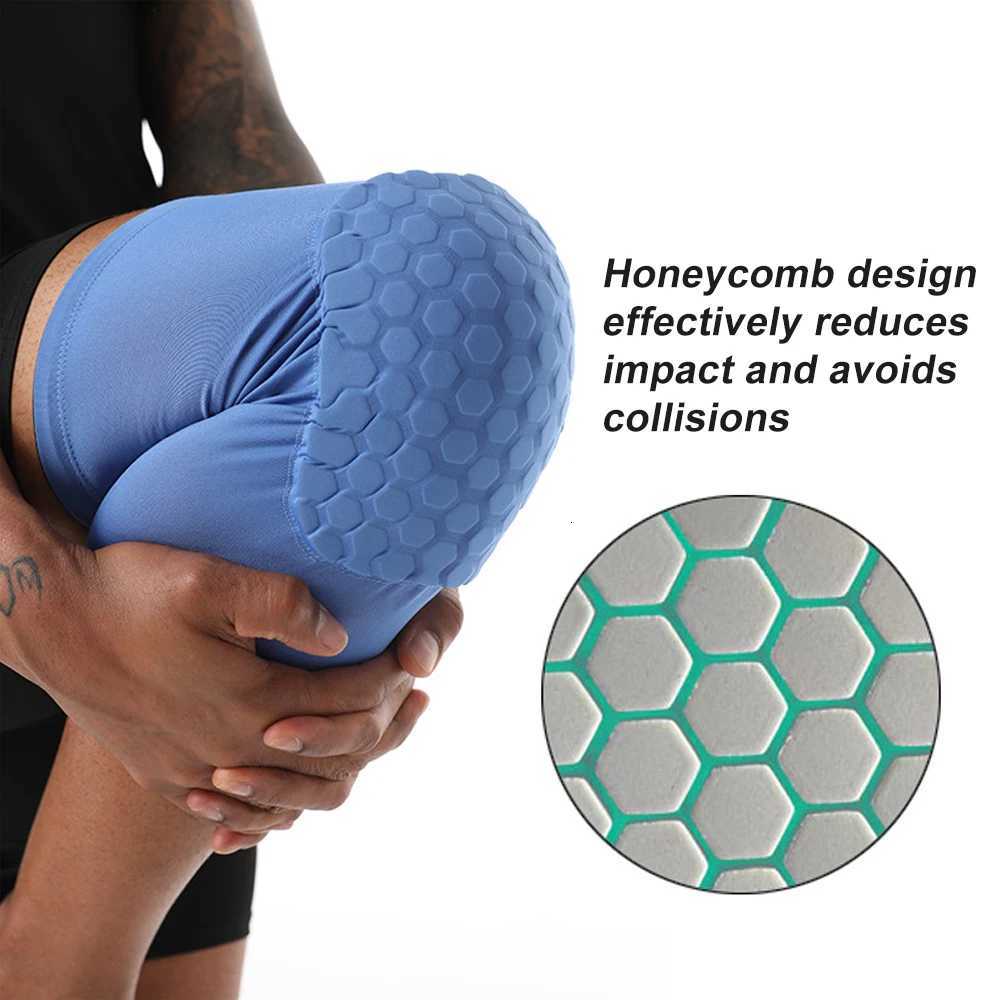 1Pcs Basketball Volleyball Knee Pad Honeycomb Foam Support Compression Leg Sleeve Knee Brace Support Sports Fitness EquipmetW251024