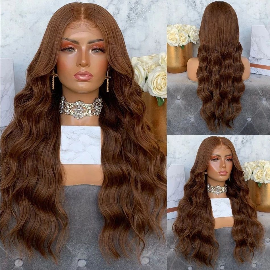 Honey Blonde Body Wave 13X4 HD Lace Frontal Wig Pre Plucked Highlight Color Transparent Lace Front Human Hair Wig for Women