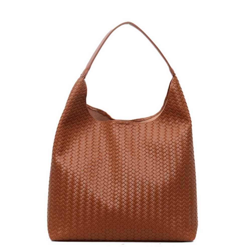 Elegant Multi-Purpose Woven Tote for Ladies: Stylish Autumn Accessory with Ample Storage Space