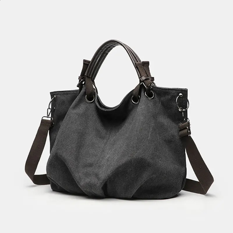 Fashion Womens Tote Bag Large Capacity Canva Shoulder Versatile Casual Crossbody Bags Ruched Female Handbag 251018