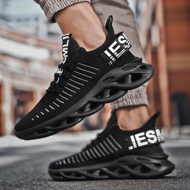 Men Shoes Sneakers Fashion Light Breathable Outdoor Platform Walking Shoes for Men Non-slip Mesh Tennis Masculino Sneakers Durable Slip Resistant Cros