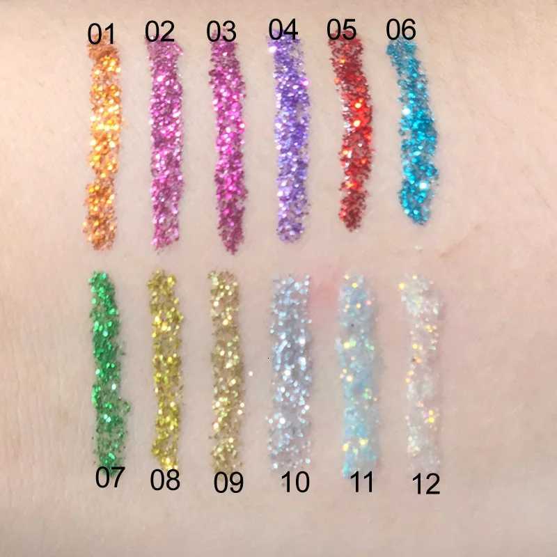Waterproof Glitter Eyeliner and Eyeshadow Stick Set Vibrant LongLasting Colors for Flawless Eye Makeup Ideal for Parties anL251024