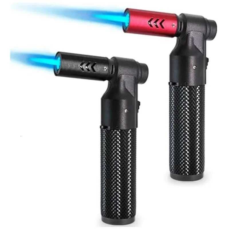 Metal Hightemperature High Firepower Inflatable Lighter Windproof Jet Flame Portable Torch Outdoor Camping Barbecue Lighter D251024