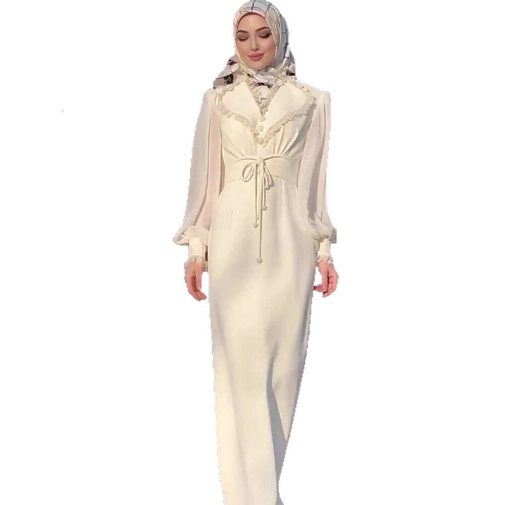 Spring 2025 New Design Elegant Sleeve Long Comfortable Women's Dress