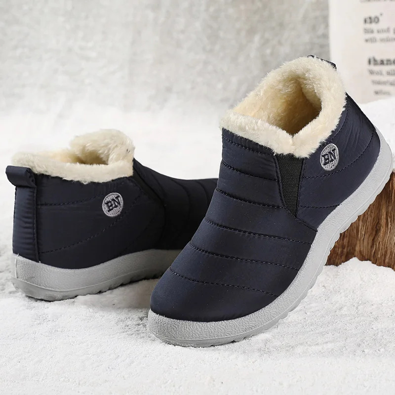 Men Boots Mens Winter Shoes Lightweight Fur Boots For Winter Man Shoes 2025 Waterproof Snow Boots Casual Botas Para Hombre251020