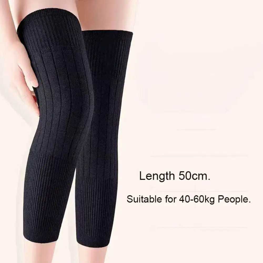 New Cashmere Wool Knee Brace Pads Protector BlackGrey Leg Warmers KneeCap Knee Warmers KneesW251024