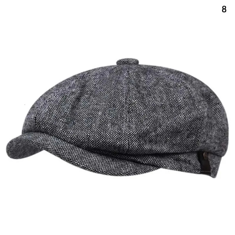 Men Casual y Blinders hat Spring Autumn Retro Beret Hats Wild Casual Hats Unisex Wild Octagonal Cap girl sboy English hat 251021