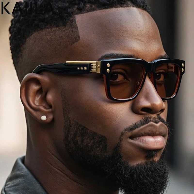 Oversized Classic Square Punk Sunglasses Men 2025 Luxury Brand Vintage Driving Sun Glasses for Male Steampunk Eyewear UV400T251024