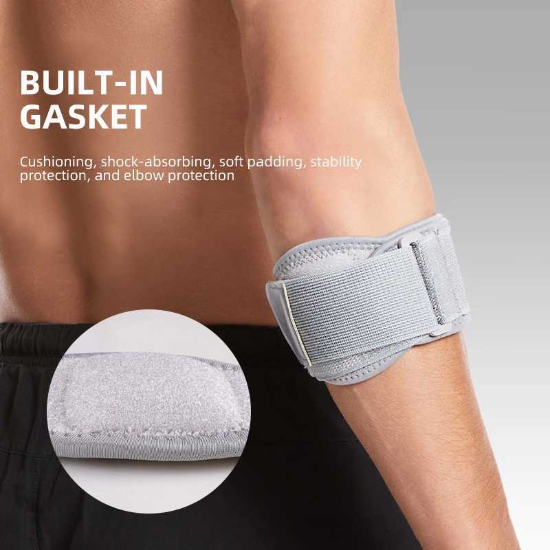 1PC3PC GOUNOD Adjustable Tennis Elbow Support Brace Guard Pads Golfers Strap Elbow Lateral Pain Syndrome Epicondylitis BraceW251024