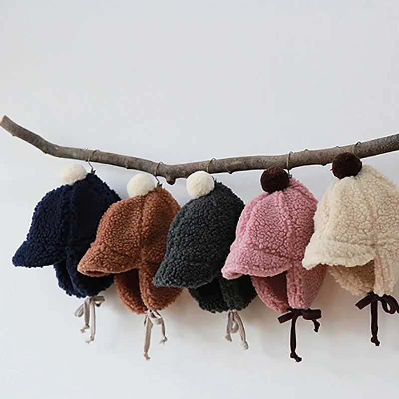 Kids Baby Hat Toddler Warm Hats Ear Cover Infant Girls Caps Teddy Fur HatsL251024