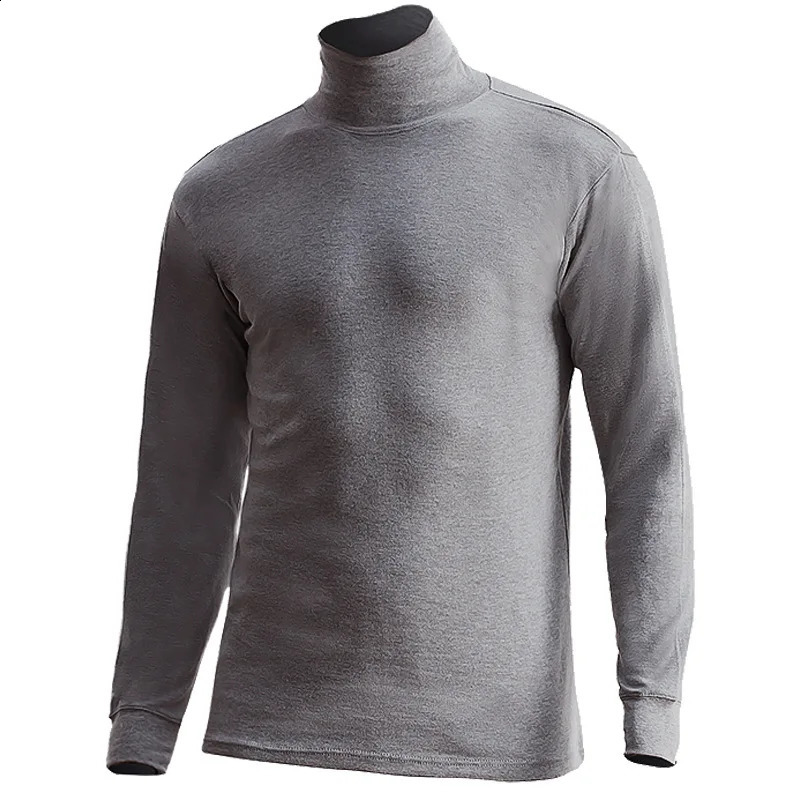 Turtleneck Undershirt MEN Cotton Blouse Long Sleeve Thermal T Shirt Homme Manche Longue Termal Hombre Camisetas Termicas Para 251018