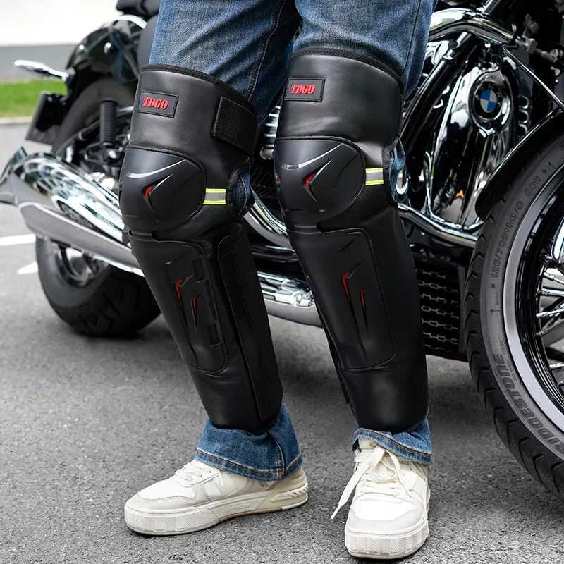 Winter Motorcycle Warm Kneepad Motorbike Riding Knee Pads Windproof Waterproof Winter Outdoor Knee Protective Guard PU LeatherW251024