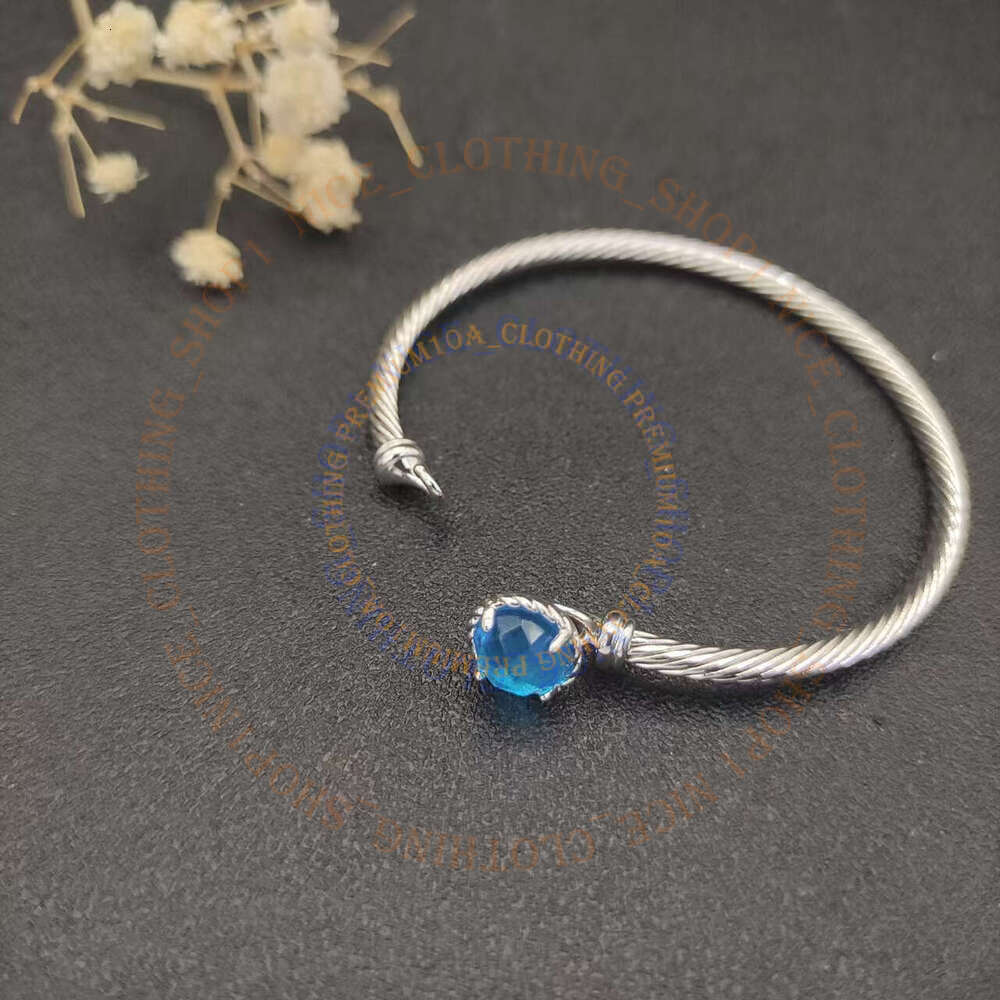 Charm Bracelet Cuff Diamonds Luxury Designer Bracelet Simple Jewlery Designer For Women Twisted Wire Pearl Cable Bracelet Popular Davidlys Yermanlys Bracelet 122