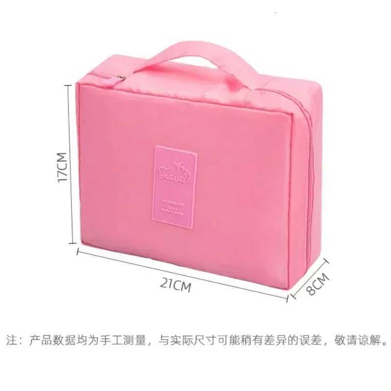 Large Travel Cosmetic Bag for Women Waterpfoof Tote Makeup Organizer Female Toiletry Kit Bag Make Up Case Storage Pouch Lady BoxT251024