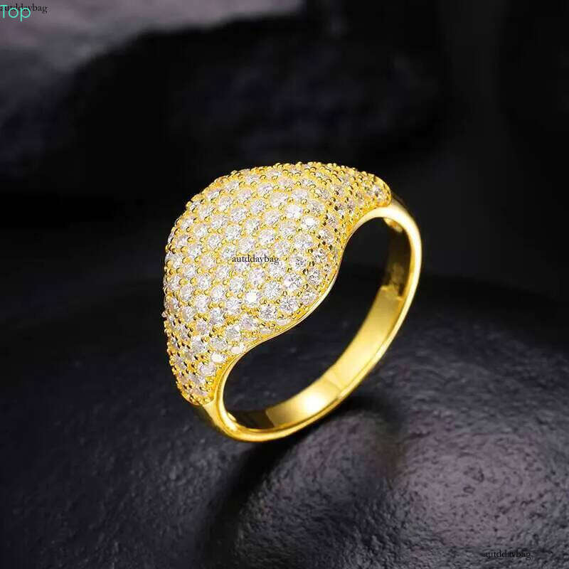 VVS1 D Color Moissanite Fine Jewelry High Quality Sterling Sier Engagement Rings Trendy GRA Certified