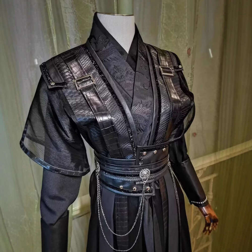 Cosplay Set for Men and Women: Black Costume of Zhou Hui, Xiao Ce'an, Chang Geng, Gu Yun, He Xuan from Mo Ran