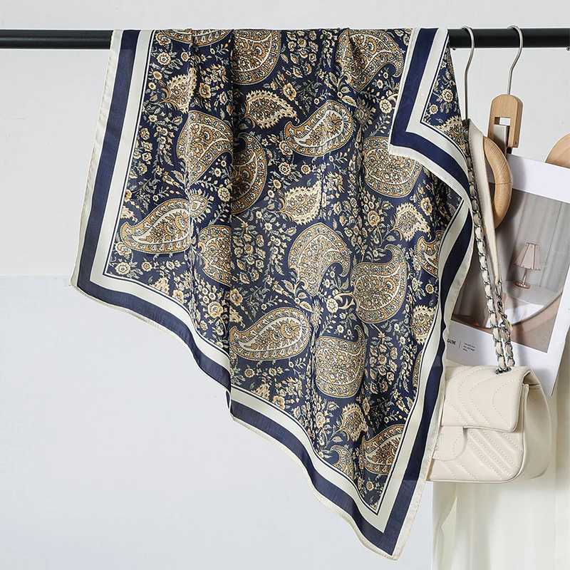 Fashion Square Silk Scarf Satin Cashew wer Print Small Neck Scarf Wen scarf Kerchief Bandana Shl Accories 70cm Y251024