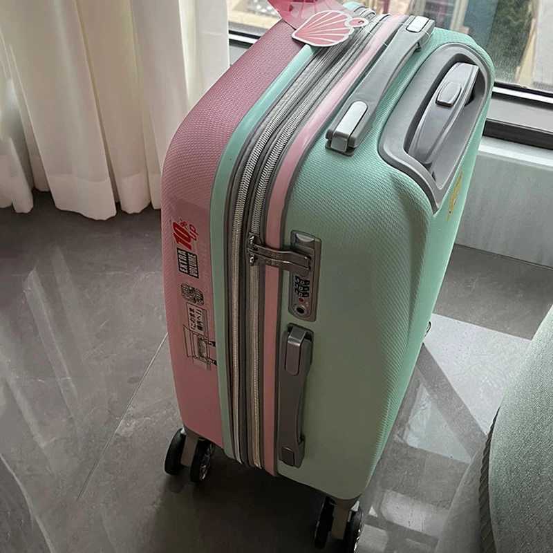 Expandable luggage Womens new high appearance level travel Combination box Childrens suitcase Trolley box Girls smallW251024