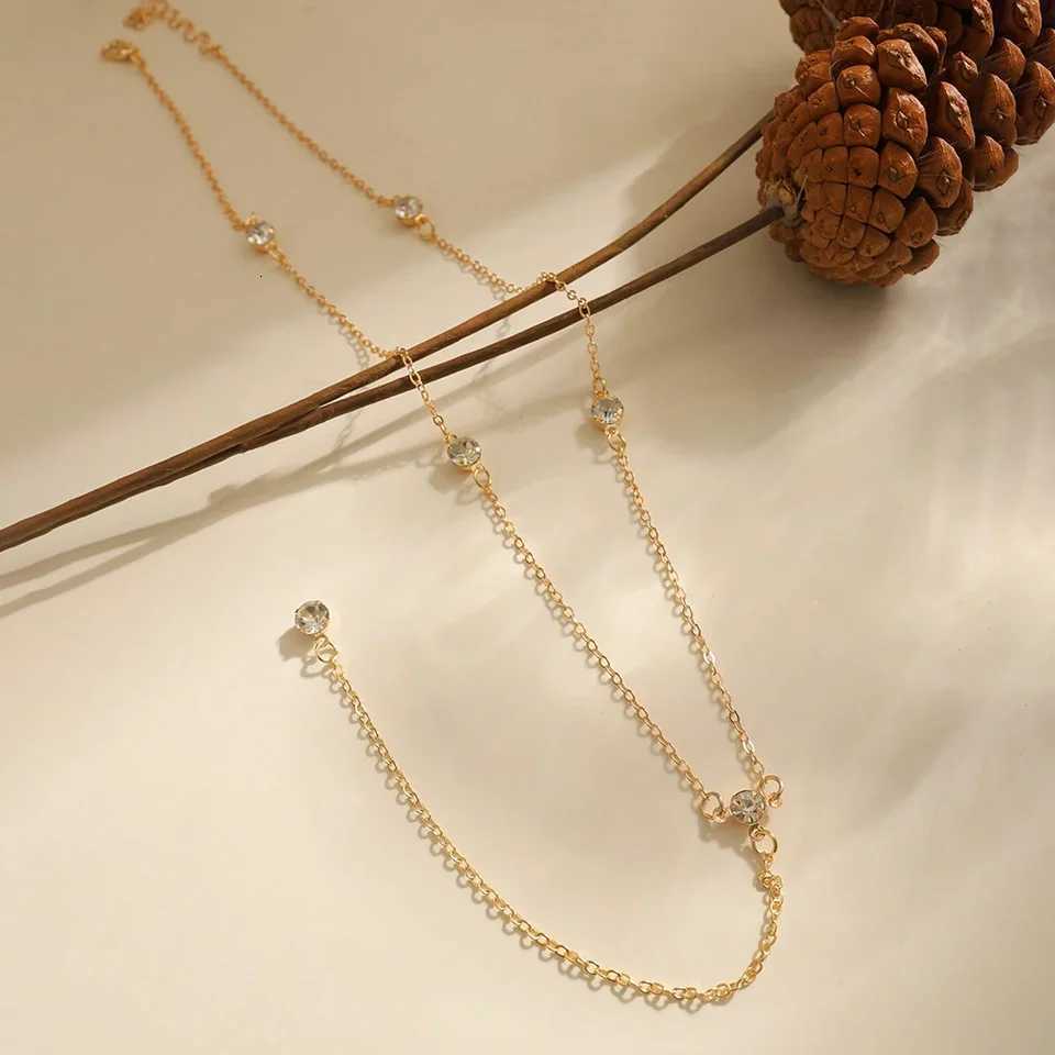 DGIDDK Fashion Layered Long Stainl Steel Necklace Geometric Beads Tassel Simple Necklace Jewelry Gift For Women JewelryXJ251024