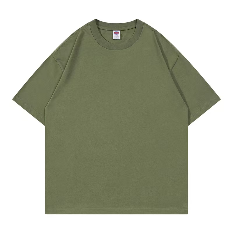Unisex Oversized Crew Neck T-Shirt Short Sleeve Loose Fit Casual Basic Tee for Daily & Street Style CF14251
