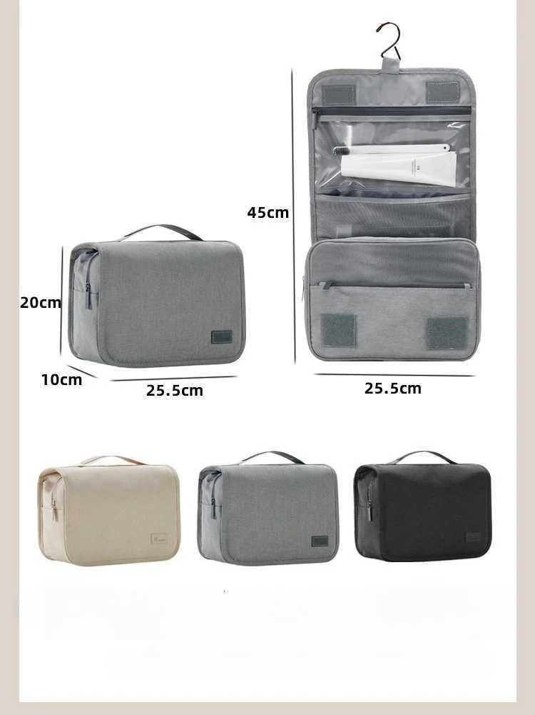 Travel Makeup Bag High Capacity Toiletries Storage Pouch Travel Make Up Organizer Waterproof Beauty Bag Bathroom Wash BagT251024