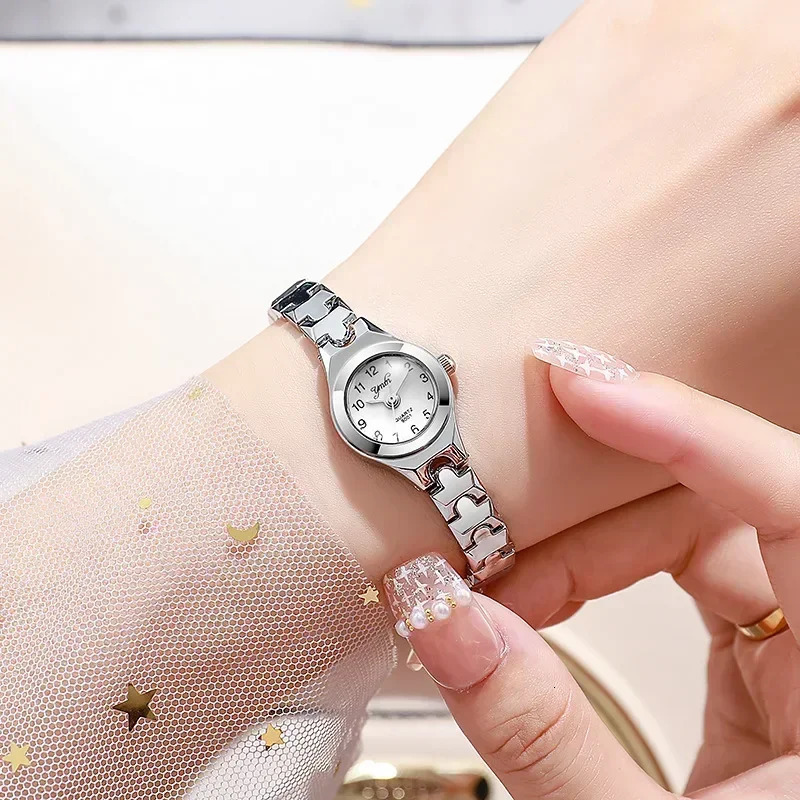 Women Watches Small Dial Elegant Rose Gold Steel Strap Bracelet Ladies Wristwatches Female Watch Gifts Reloj Mujer 251021