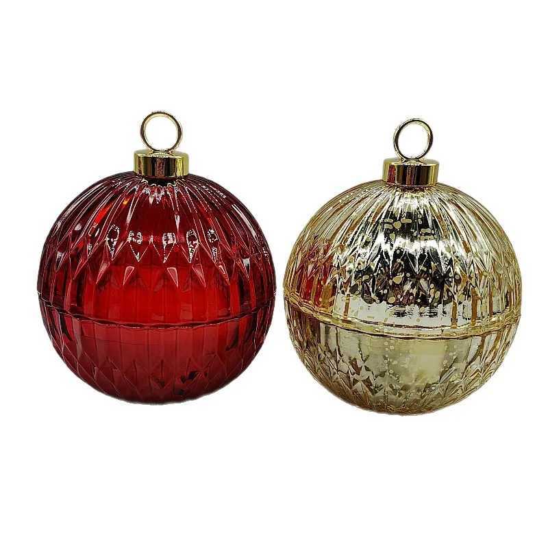 Christmas Ball Aratherapy Candle Cup Decoration Ornament He Shop Atmosphere Decoration Y251024