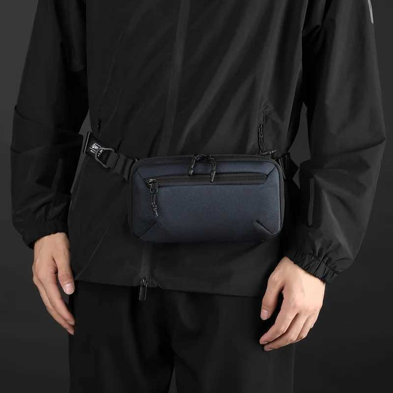 Men Waterproof Belt Bag Fashion Chest Pack Male Waterproof Waist Bag Outdoor Sports Fanny Pack Mens Travel Shoulder BagsL251024
