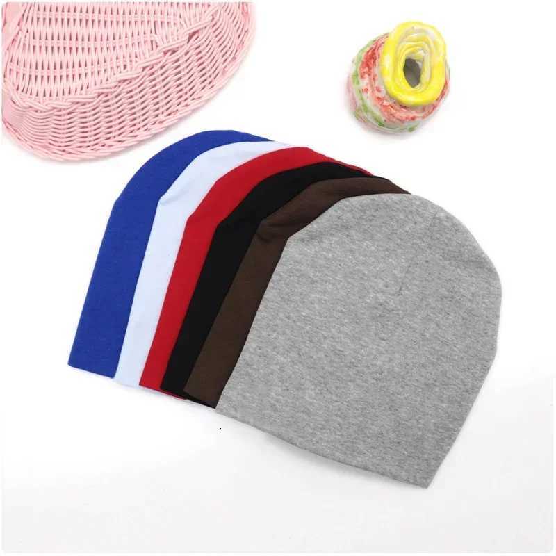 03 Years Old Solid Children Knitted Hat Newborn Baby Winter Cotton Warm Cap Spring Autumn Toddler Beanie Boy Girl HatsL251024