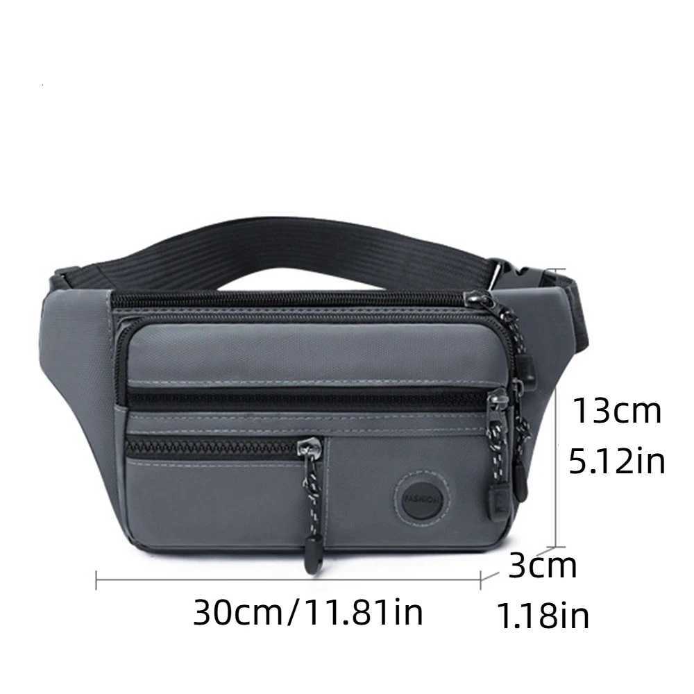 Multifunction Men Running Waist Bags Lightweight Large Capacity Fanny Phone Pack Belt Bag Waterproof Sports Phone Bag RidingL251024