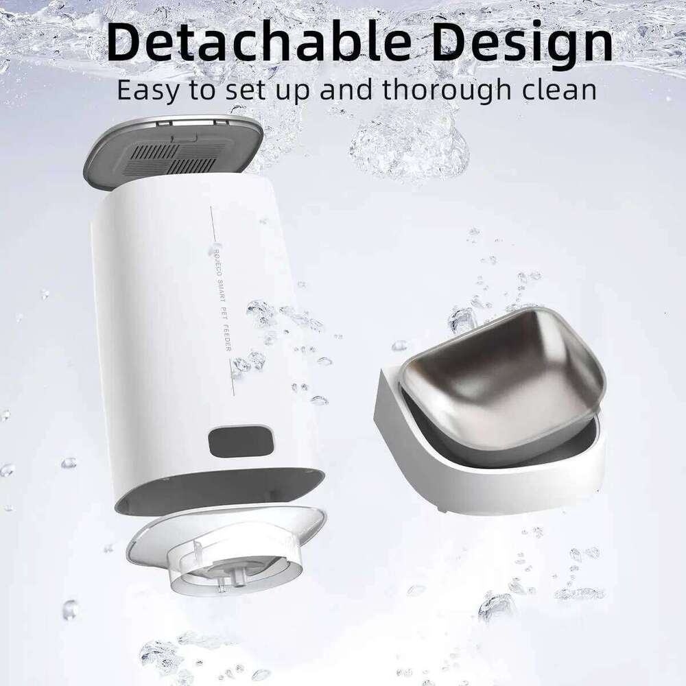designer brand ROJECO Automatic Pet Smart WiFi Kibble Dispenser Remote Control Auto Feeder For Cat Dog Dry Food Accessories