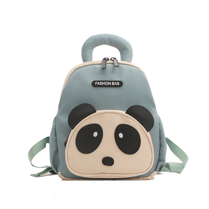 New designer small backpack cartoon cute panda children's backpack suitable for boys and girls outdoor backpacks