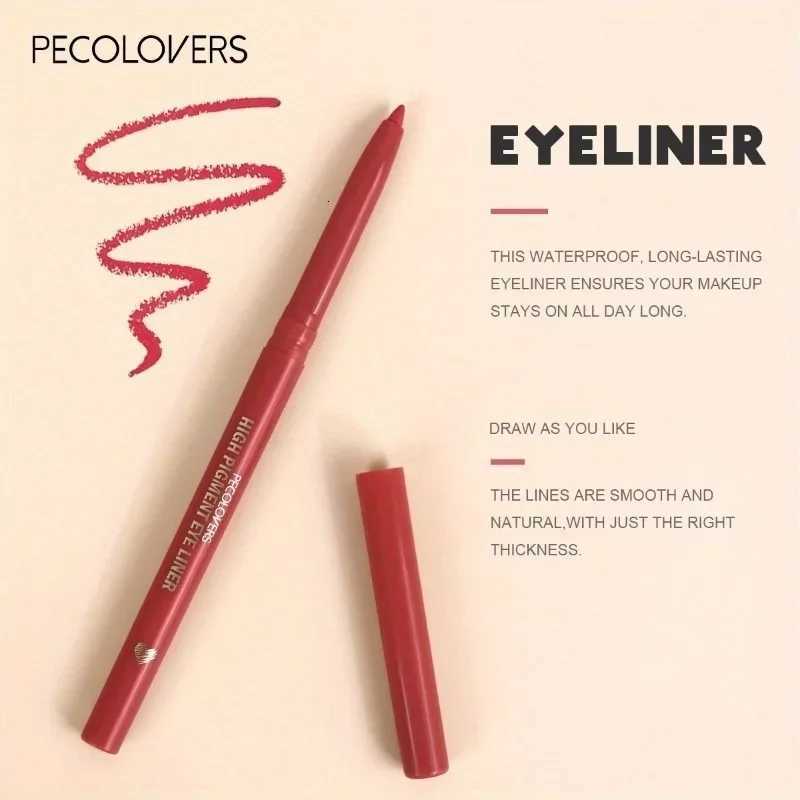 High Pigment Matte Eyeliner Gel Pencil Green Brown White Waterproof Lying Silkworm Pen Soft Eyeliner Lasting Shiny Eye MakeupL251024