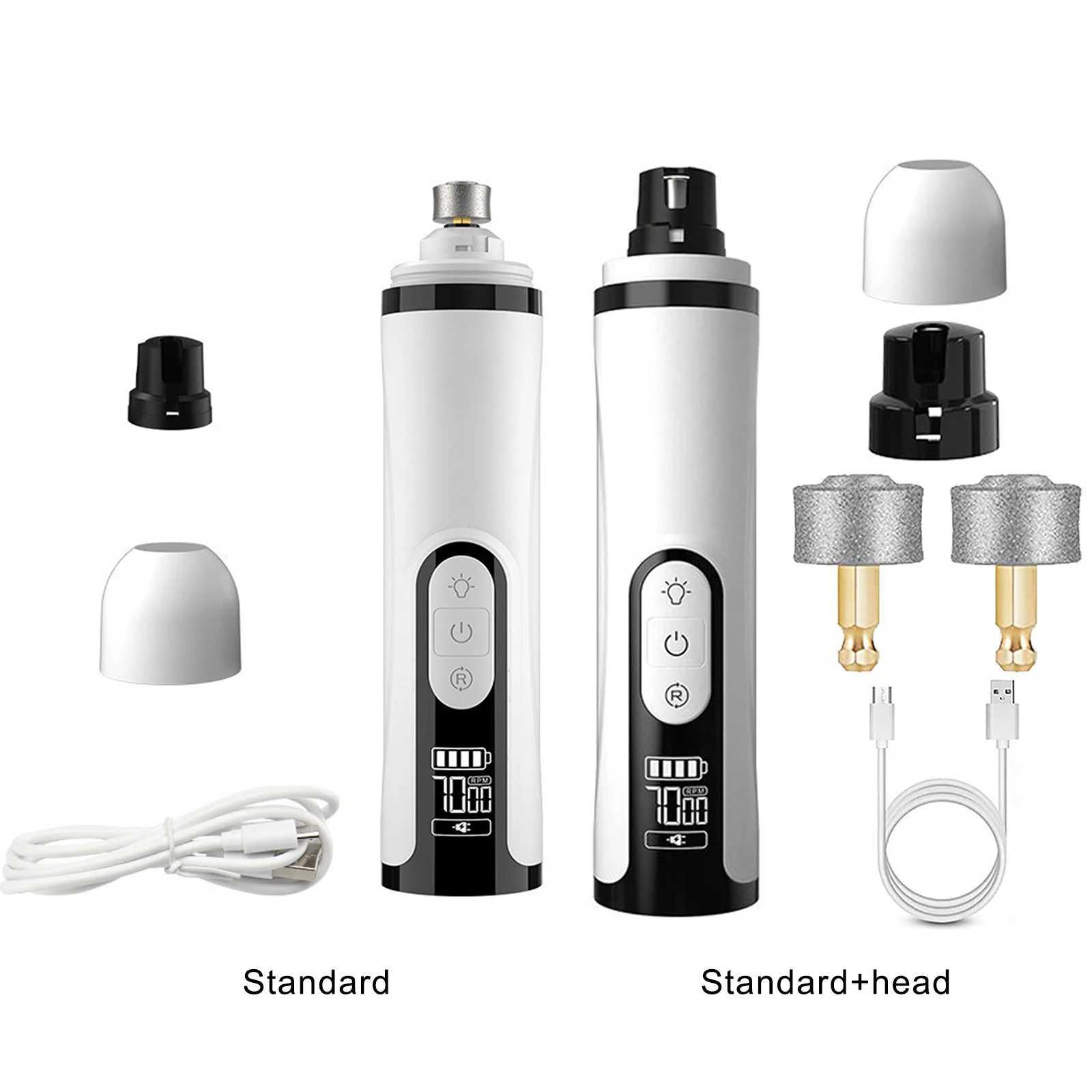 Electric Dog Nail Grinder Rechargeable Pet Nail Grinder Quiet Cat Nail Grinder Suitable for Small Middle Large Dogs and Cats Z20251024