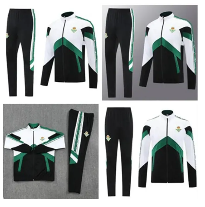 25/26 real Betis Soccer jacket half Tracksuit man kids kit football 2025 2026 Betistraining suit jogging Survetement