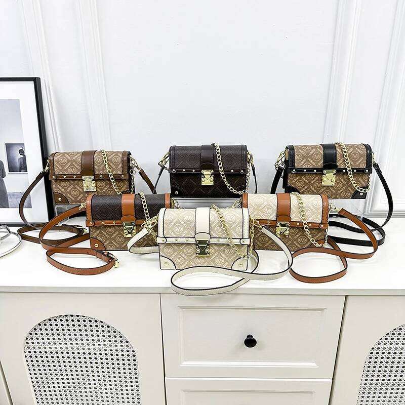 Designer bag Fashionable Women Messenger PU Leather Crossbody Shoulder Purse Handbag Ladies Casual Chic Everyday Bag