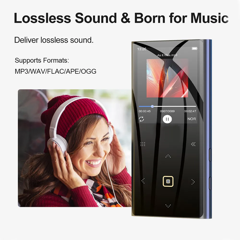 mp3 Walkman Music Player mp3 Small students who listen to songs read novels and play Bluetooth Price preferential benefit