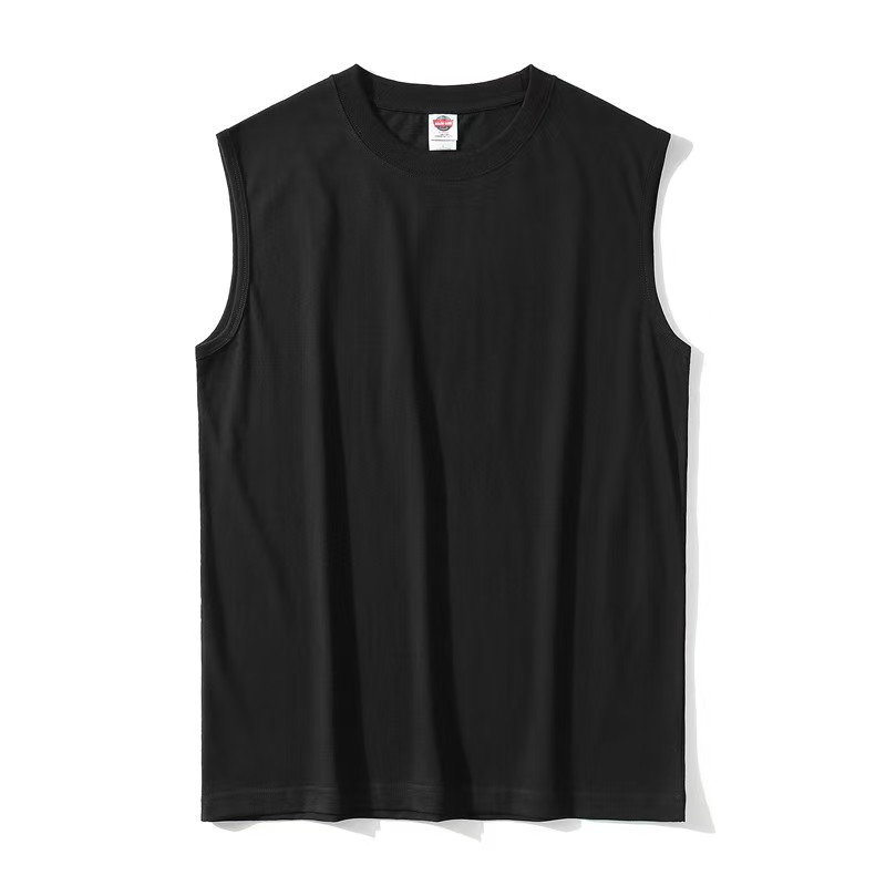 220g pure cotton sleeveless T-shirt, waistcoat sports vest CF21213