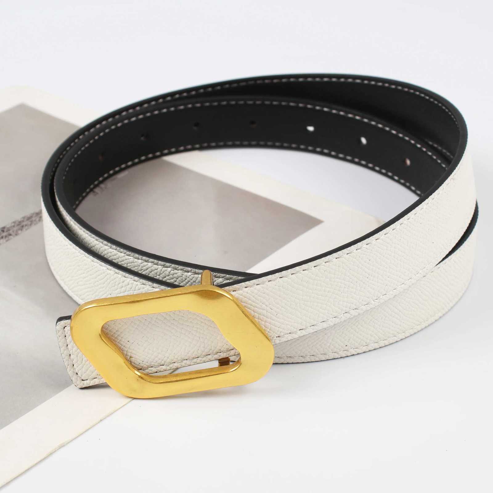 Womens Reversible Use Belt Womens Embellishment Ins Fashion Jeans Wild Student Trend Luxury Design High Quality Brand W251024