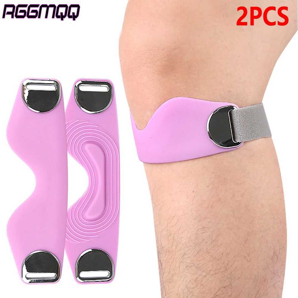 2PCS Patellar Tendon Support Strap Adjustable Silicone Knee Brace for Pain Relief NonSlip Patella Band for Jumpers KneeW251024