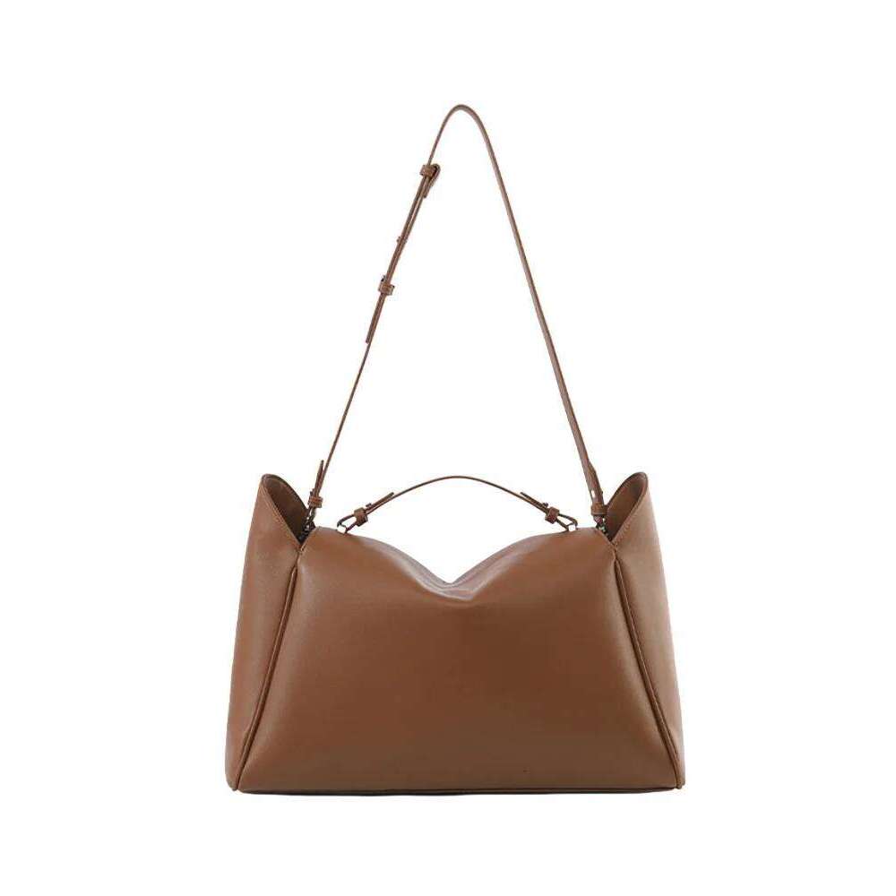 Fashion High-End Soft Leather Women's Handbags High Quality Shoulder bags Slant Commuter Pocket bag Flip Bags Square Shape Large Tote
